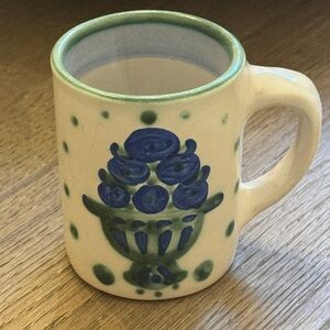M A Hadley “blueberry bouquet” pattern mug